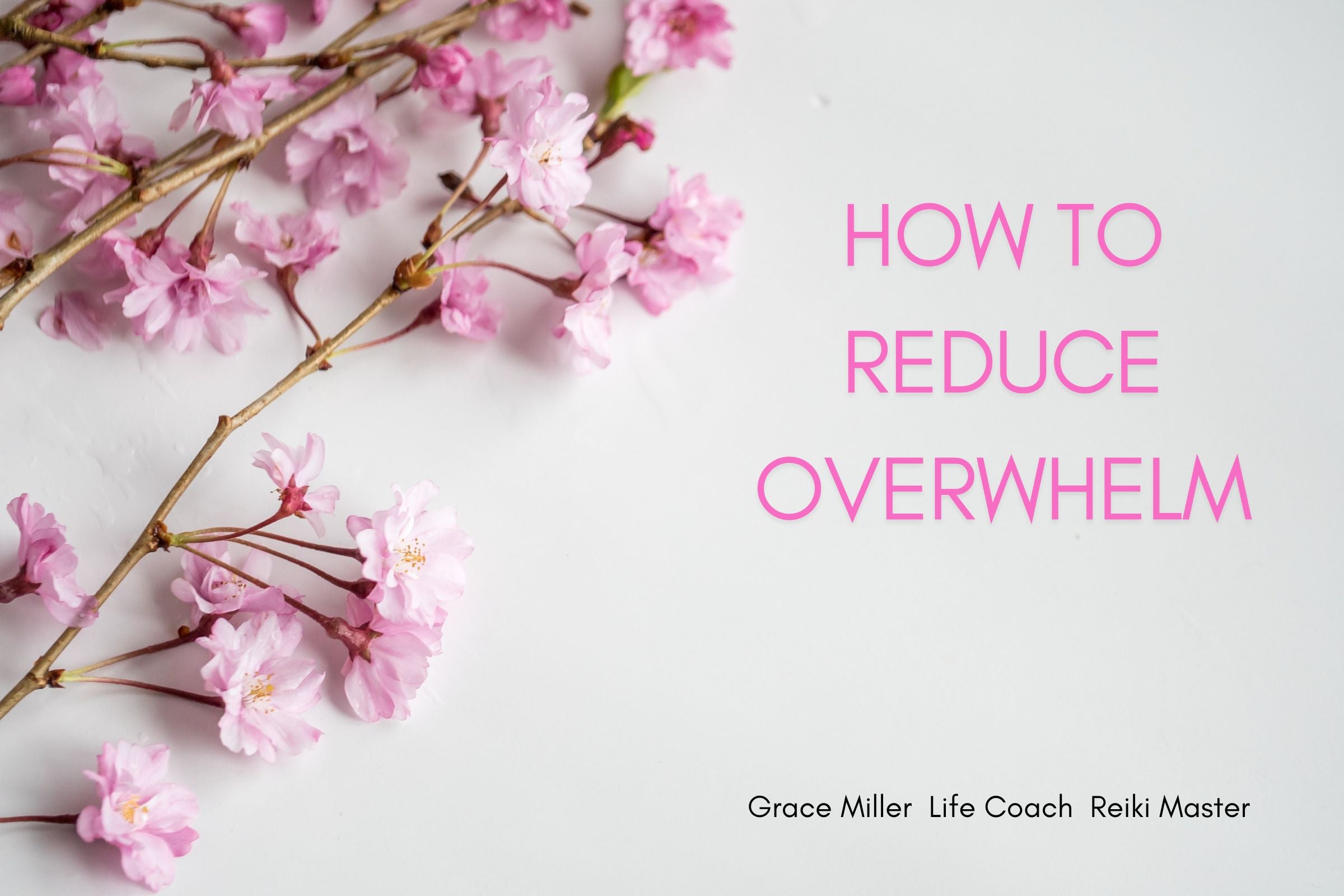 FREE eBook on How to Reduce Overwhelm