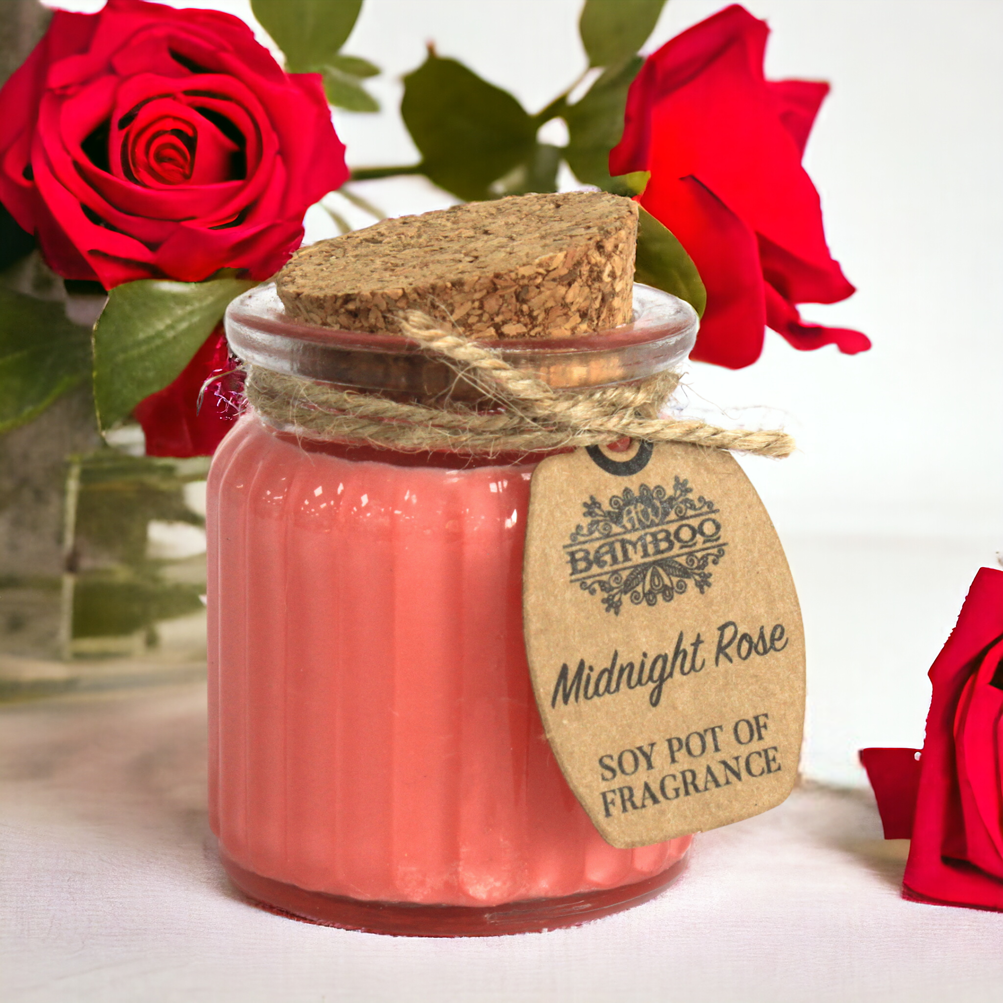 Beautiful Scented Candles Infused with Reiki Healing Energy Midnight Rose